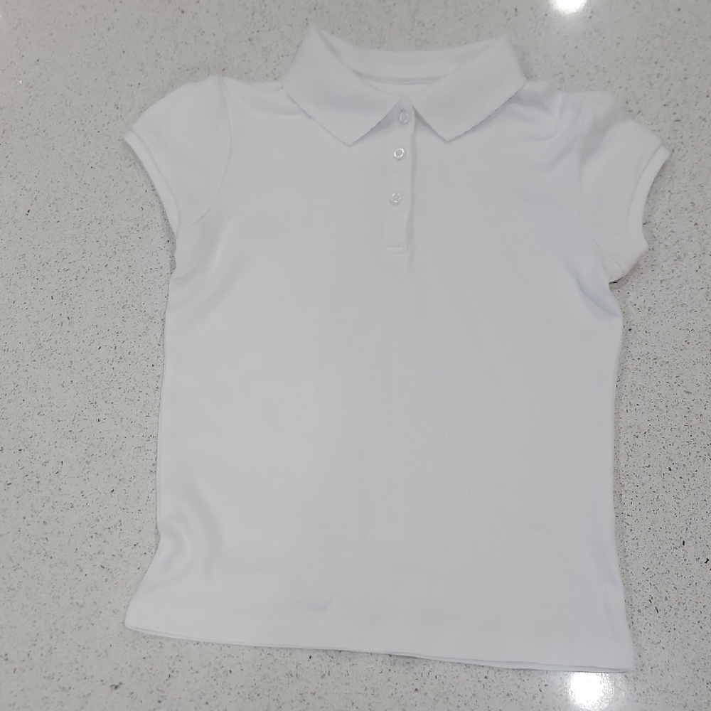 Classic White Kids Polo Shirt Chaps